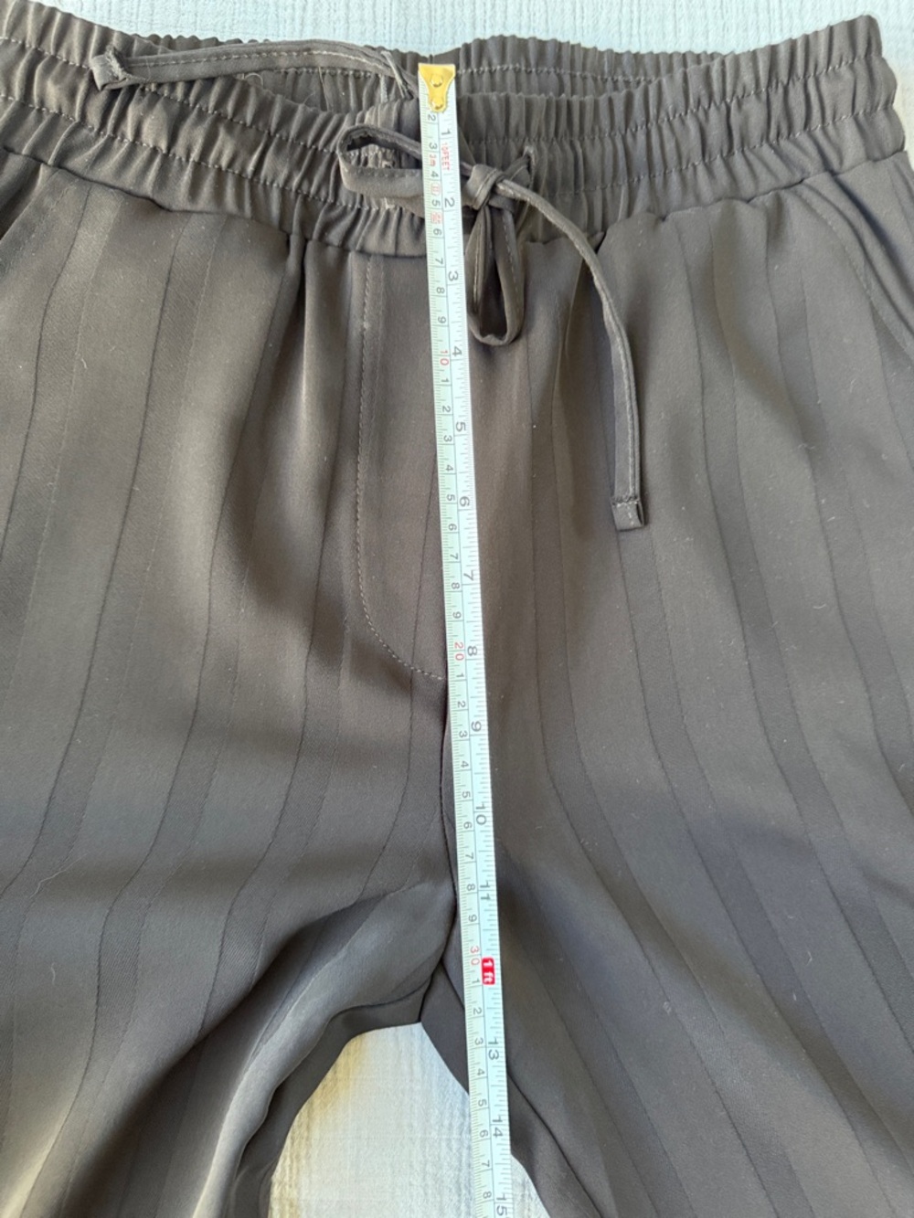 The Range Tonal Stripe Crepe Pant with Elastic Waist NWT - Picture 7 of 12